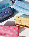 Sanrio Large Capacity Pencil Case Kawaii Cinnamoroll Melody Kulomi Cosmetic Bags School Pencils Bag Pen Case Supplies Stationery