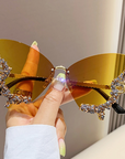 Diamond Butterfly Sunglasses