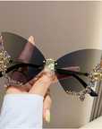 Diamond Butterfly Sunglasses