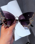 Diamond Butterfly Sunglasses